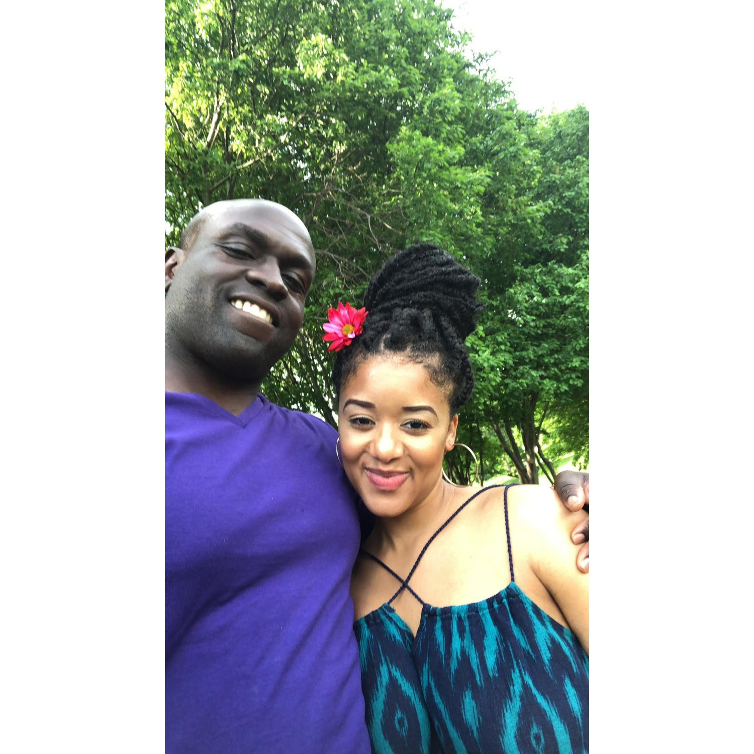 Olu’s first trip to Minnesota with Anna!