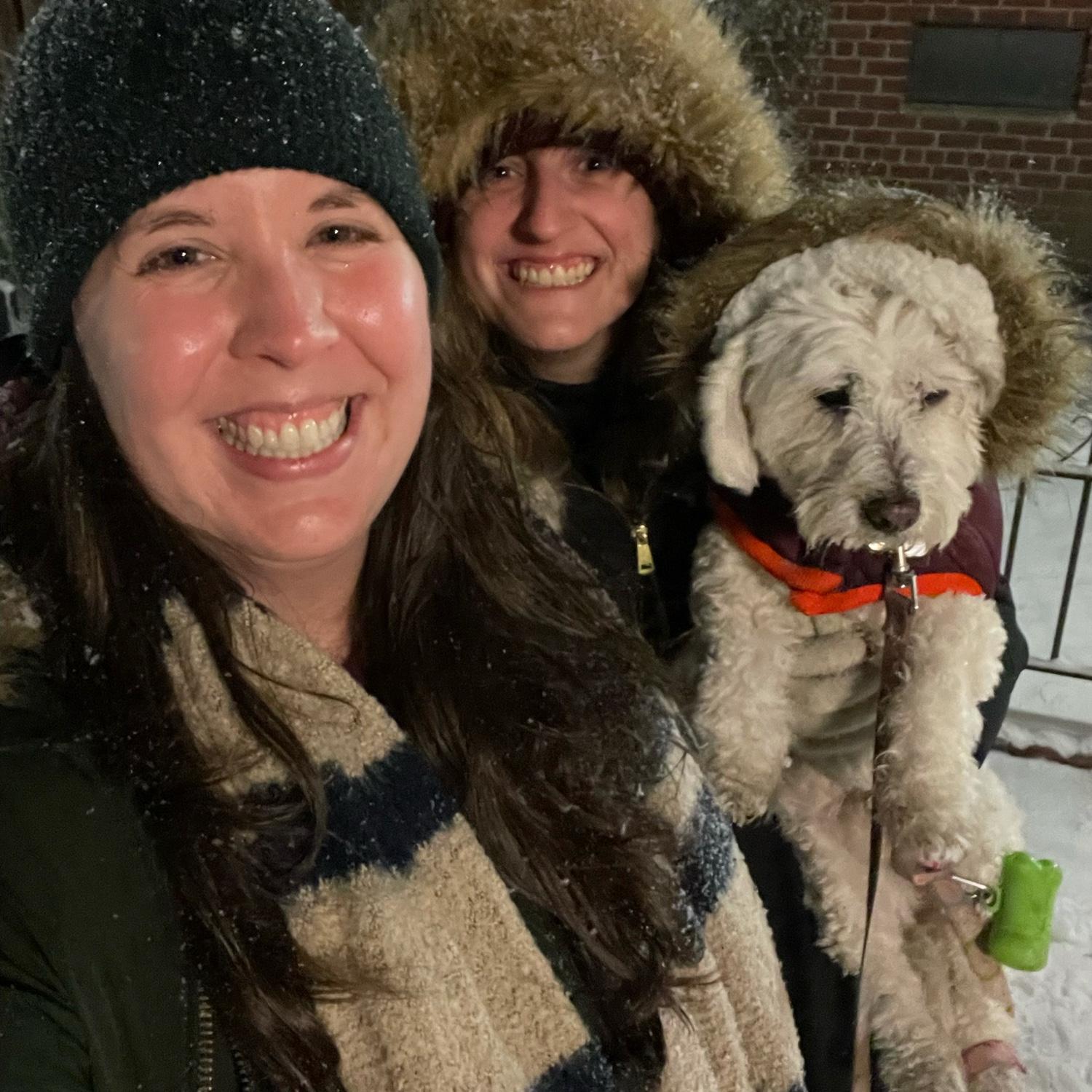 Rory's first NYC snowstorm
