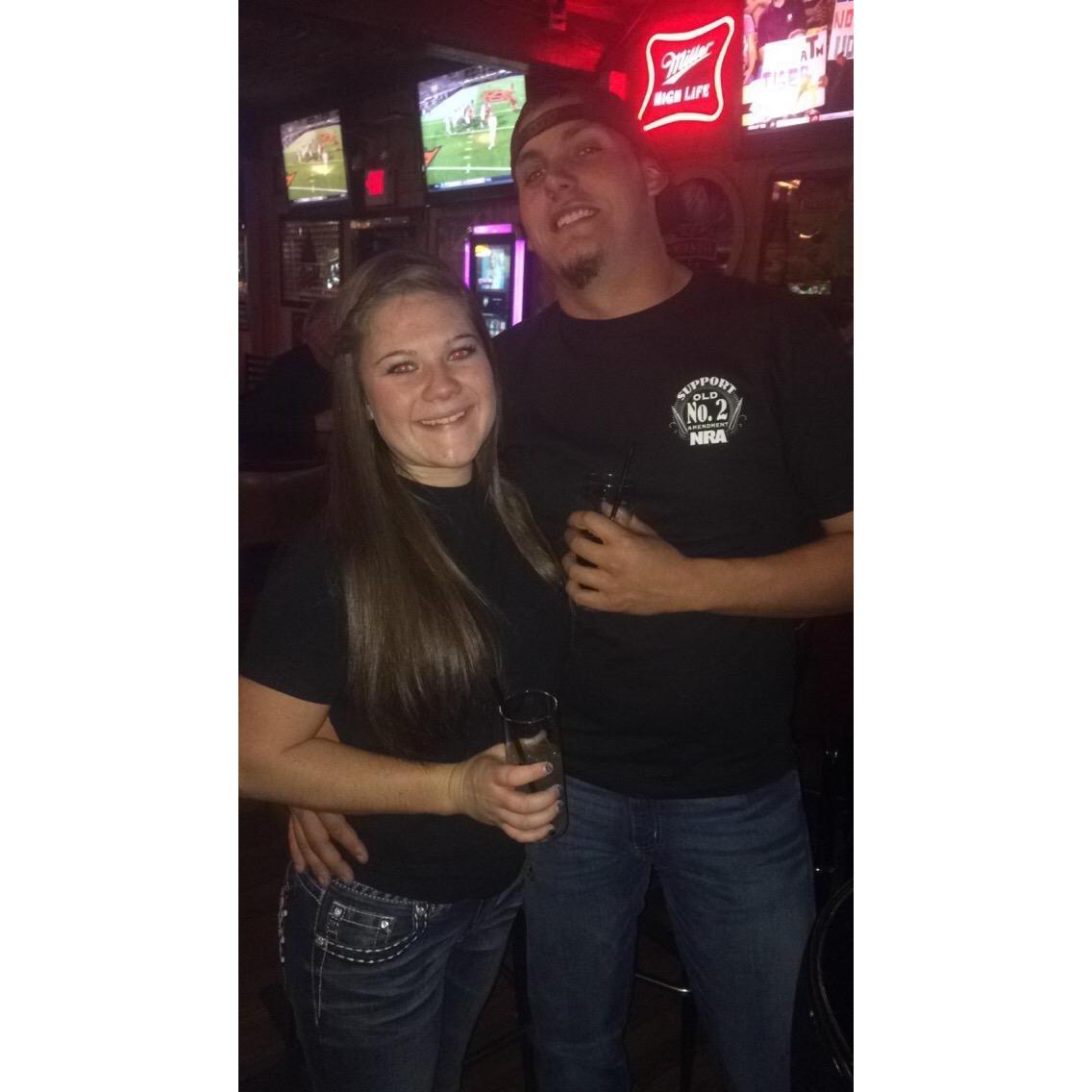 Spending time at our favorite bar, Waddell's Longhorn.
11/29/2015