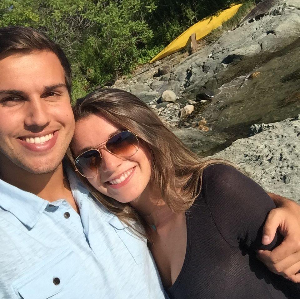 Exploring Little Diamond Island, Maine.