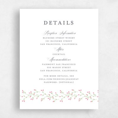 White Floral Wedding Enclosure - Ginevra