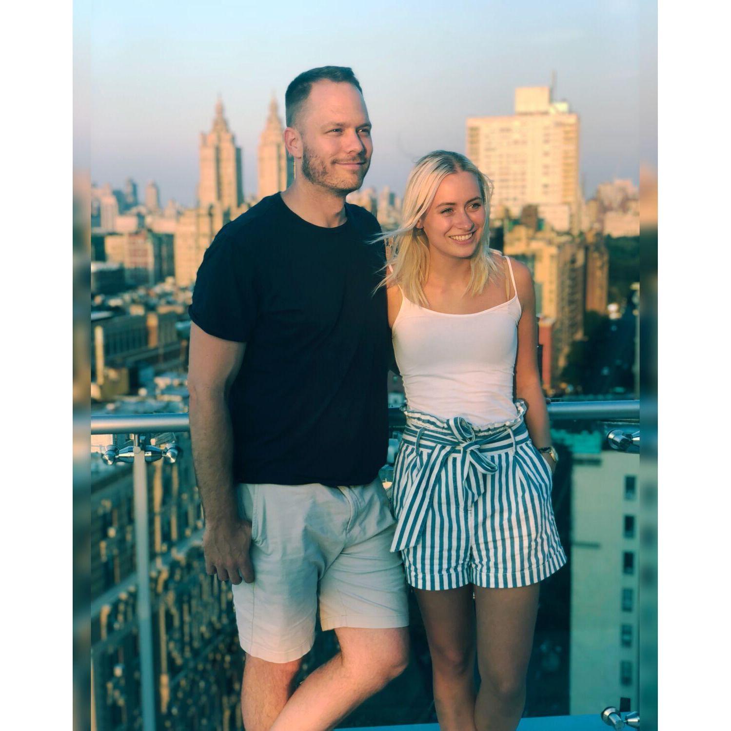 A beautiful summer day at brother Josh and sister-in-law Tam´s NYC rooftop.