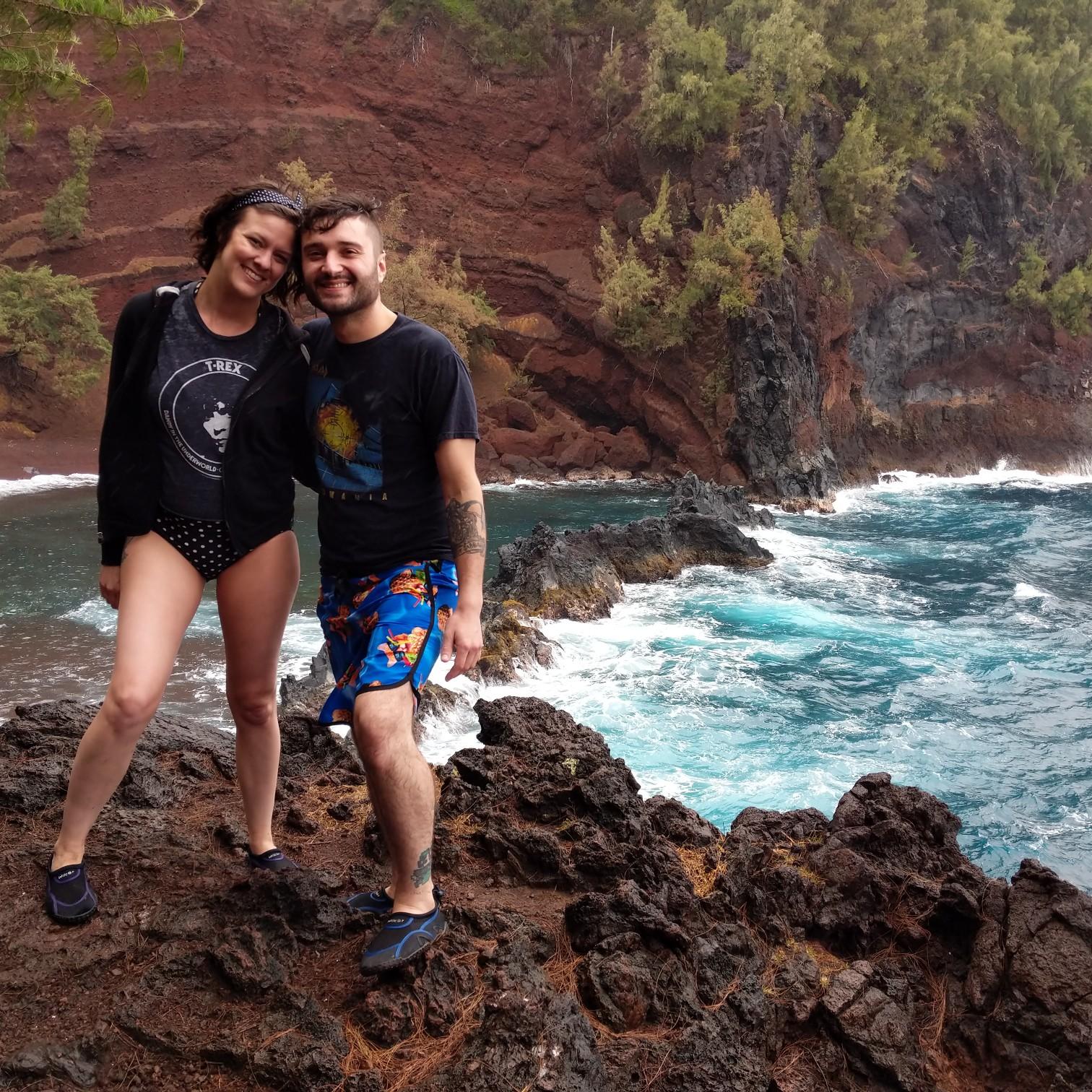 Hana- Red Sand Beach Maui, Hawaii