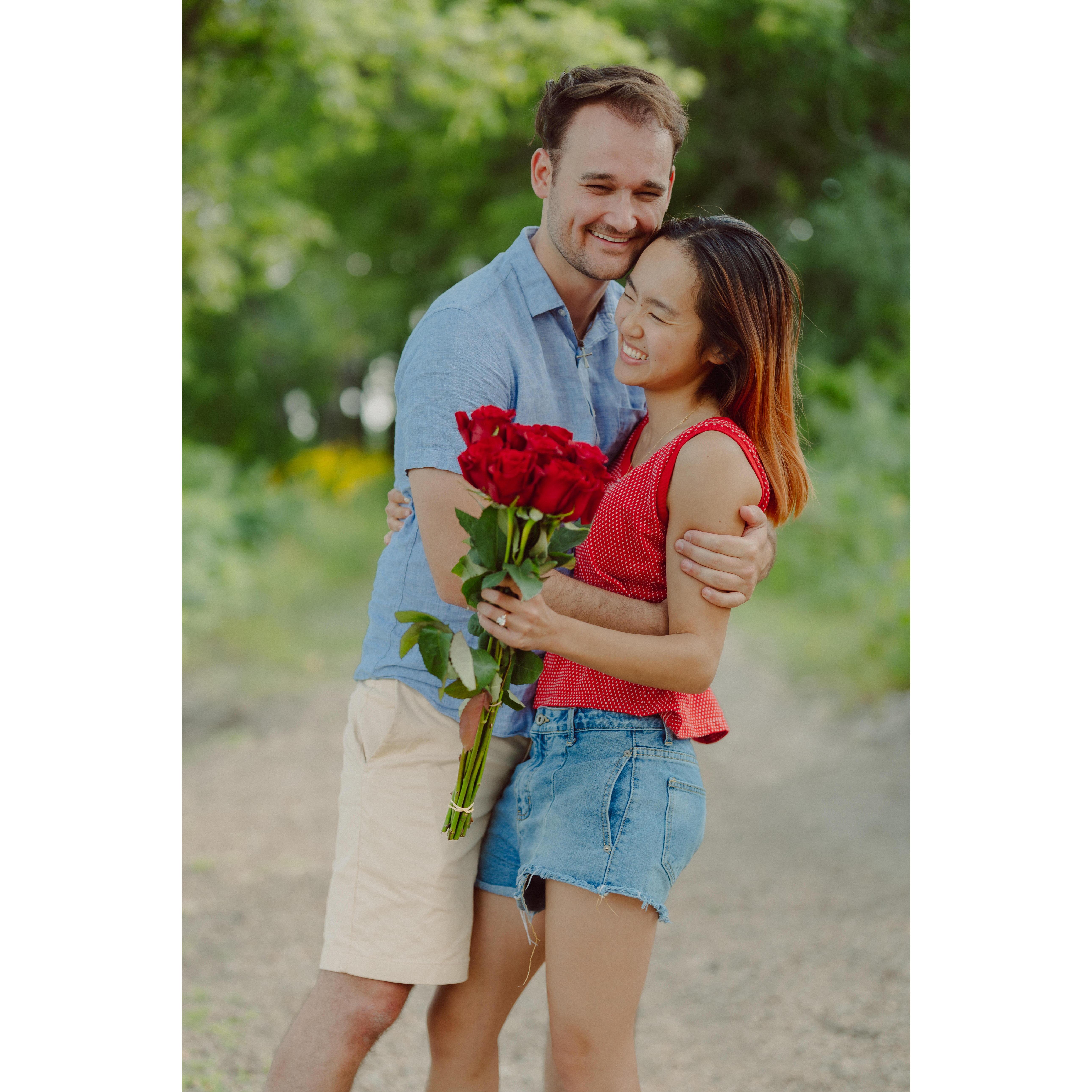 Taken right after our Engagement!