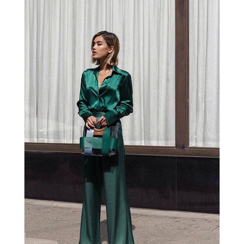 Nice pants and a top are a great option; as well as a nice jumpsuit.