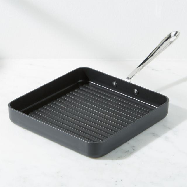 All-Clad ® HA1 Hard-Anodized Nonstick 11" Square Grill