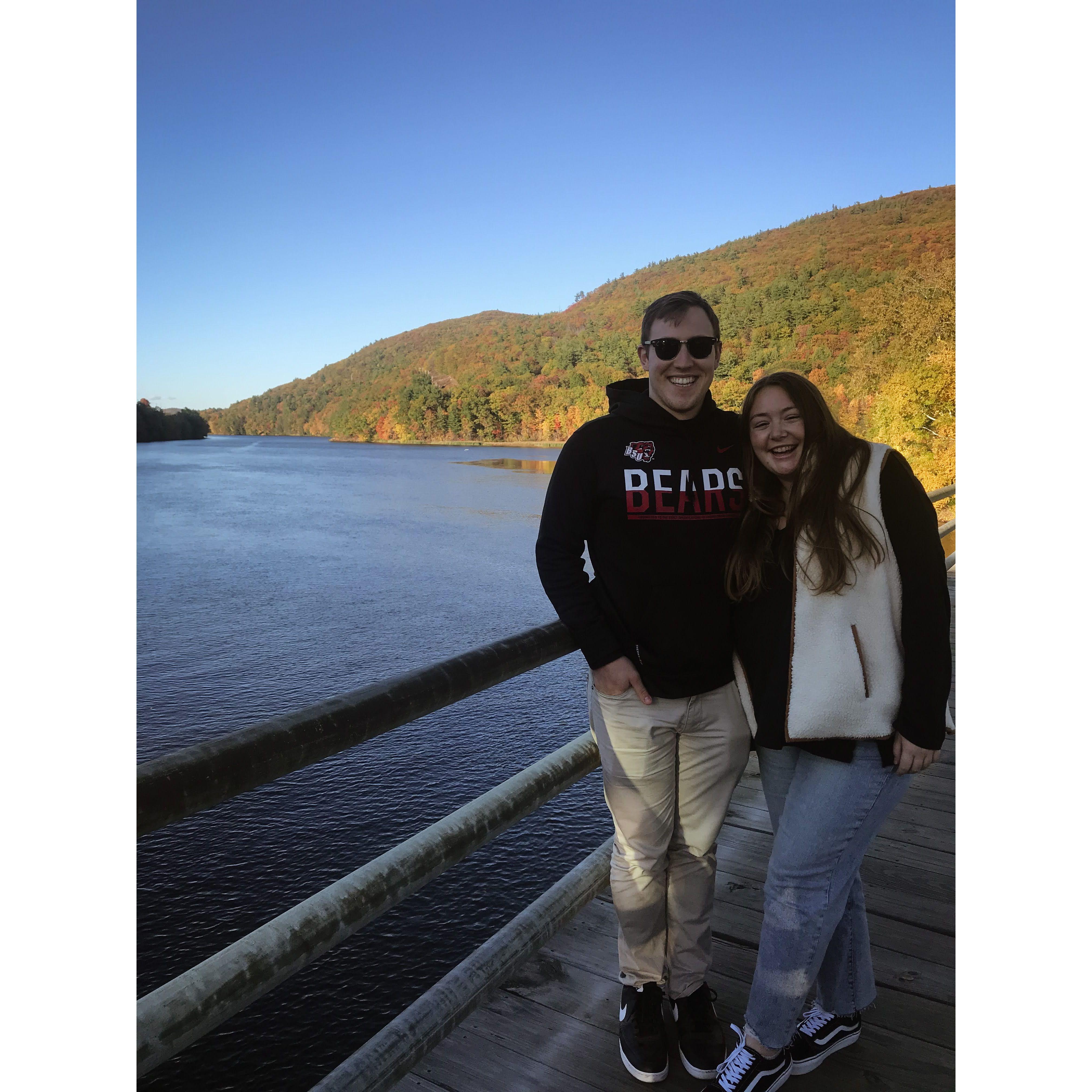 October 2020 - Taking advantage of living only an hour from Vermont during the best season!