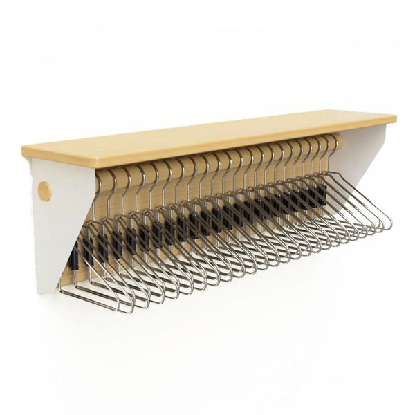 THE COAT HINGER | Coat Hanger Shelf Kit - White