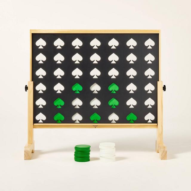 Spade 4 in a Row Lawn Game Black/Cream/Green - kate spade new york x Target
