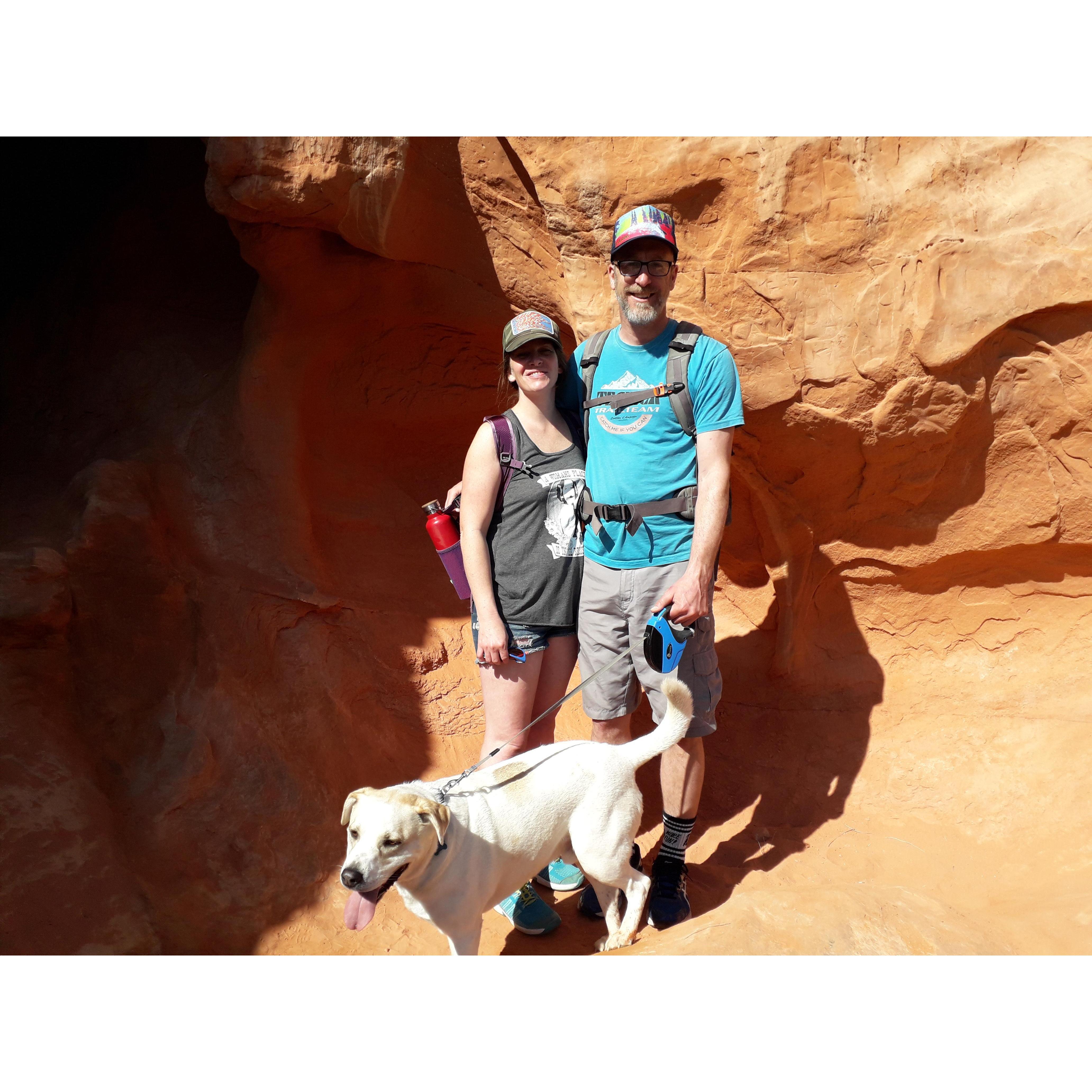 Awww...feeling the love in the desert.