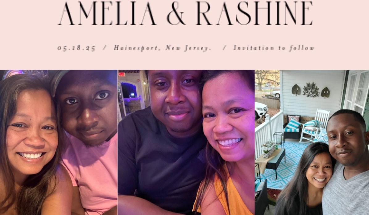The Wedding Website of Amelia Dunn and Rashine Arrington