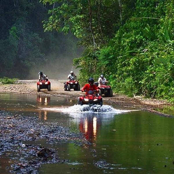 ATV Riding in the Jungle