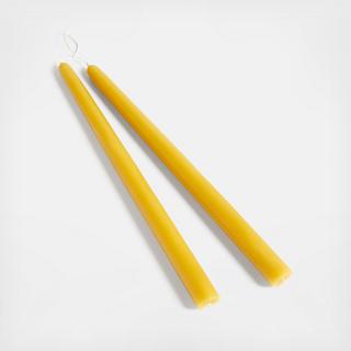 Beeswax Taper Candle, Set of 2
