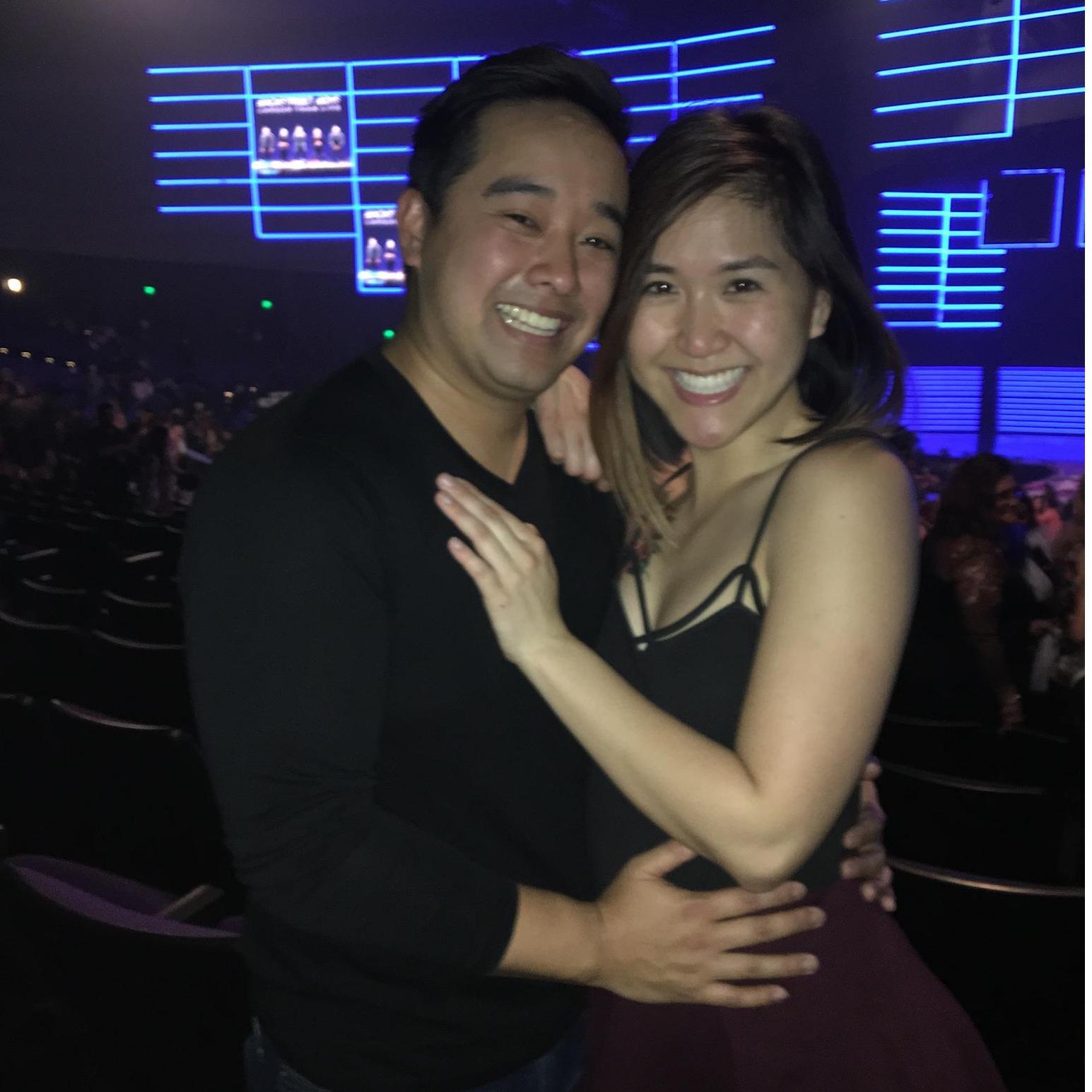 We had a blast at the Backstreet boys concert in Las Vegas - singing along to all the hits.