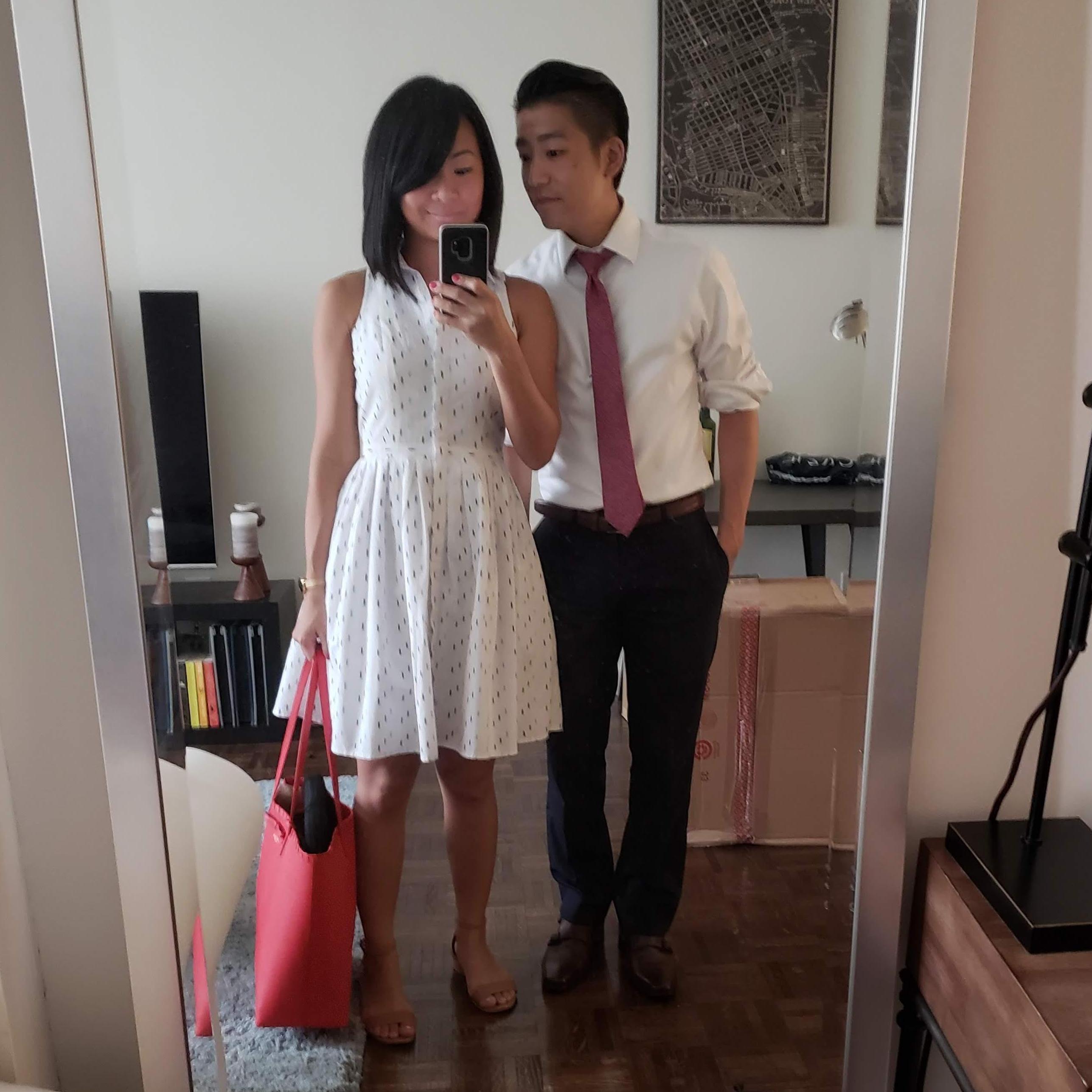 Moved into our first apartment today and headed off to work