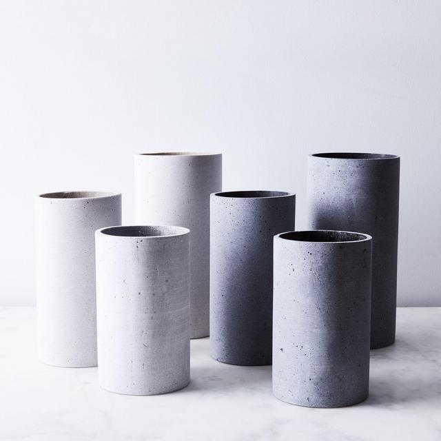 Modern Concrete-Inspired Vase