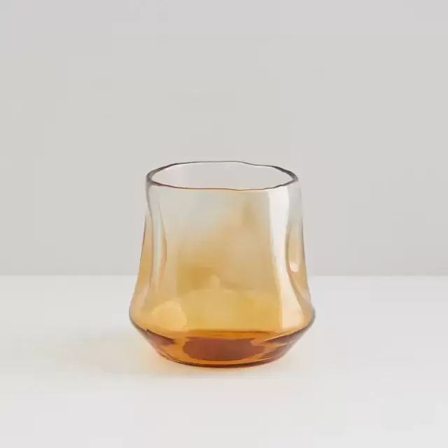 Larson Stemless Wine Glass in Honey