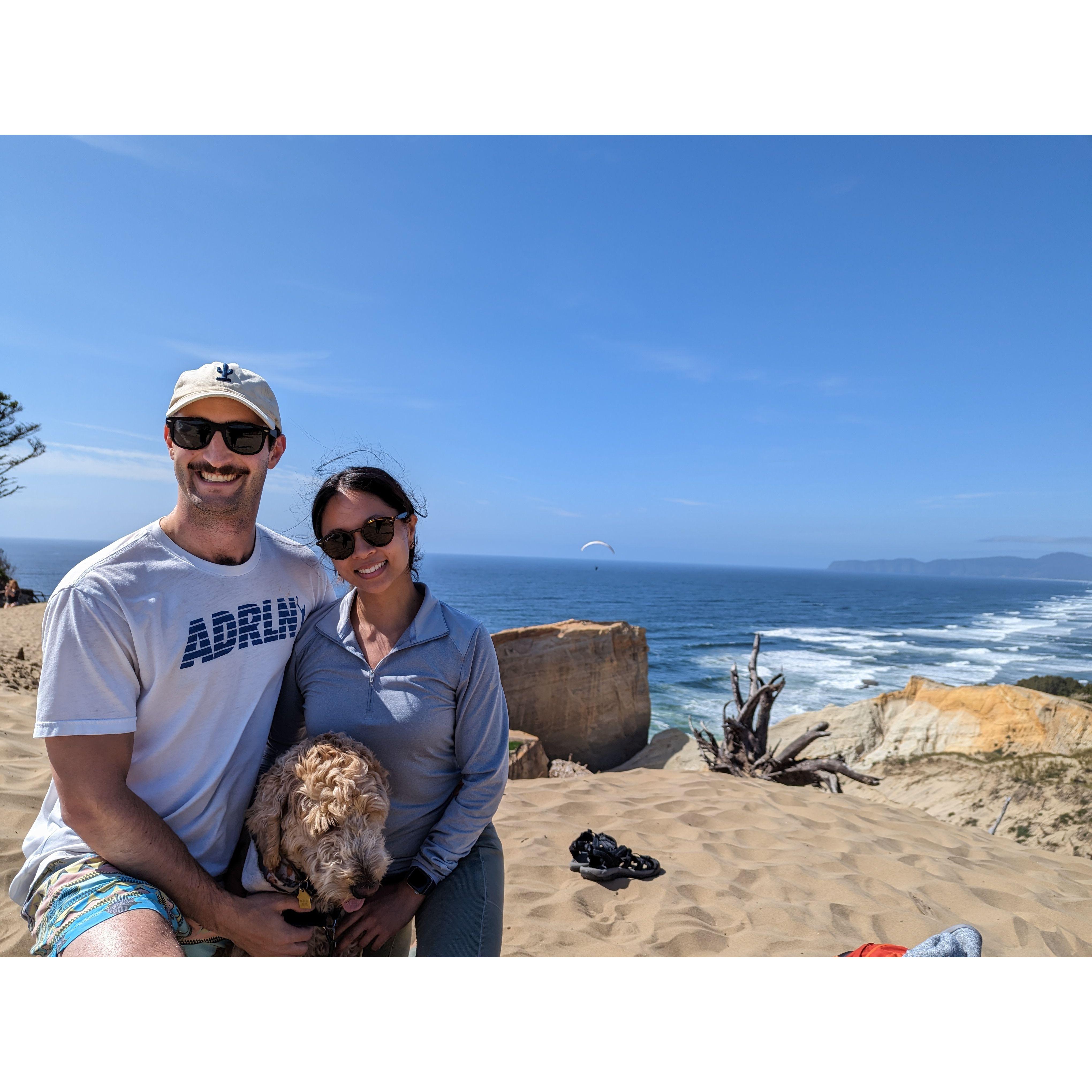 Beach day at the coast, June 2023