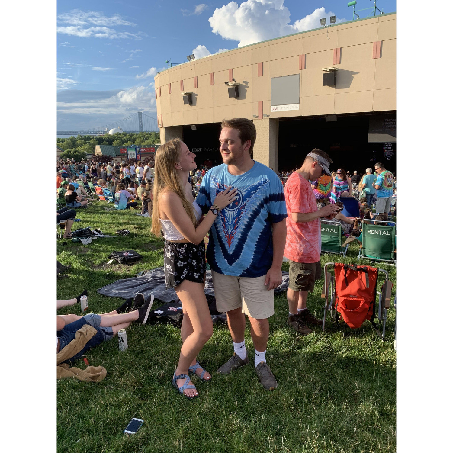 Connor's first Dead & Company show in early summer 2019! We said I love you for the first time a few weeks after this was taken.