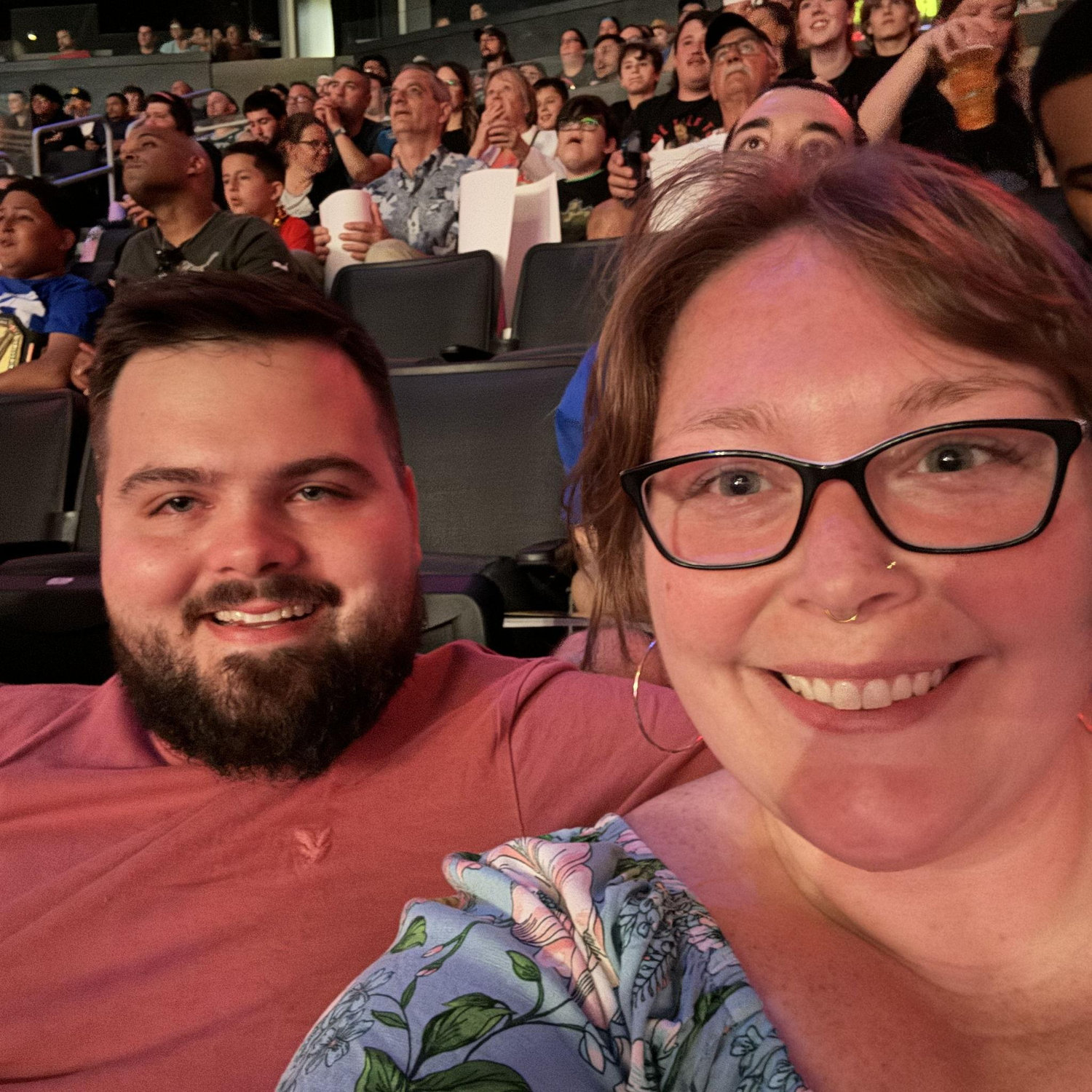 One of our many WWE shows together!