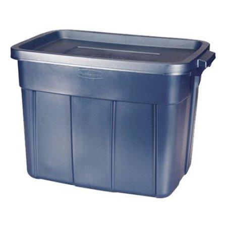 Rubbermaid Roughneck 18-Gallon Box, Dark Indigo Metallic