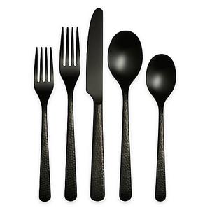 Cambridge® Silversmiths Julie 20-Piece Flatware Set in Black