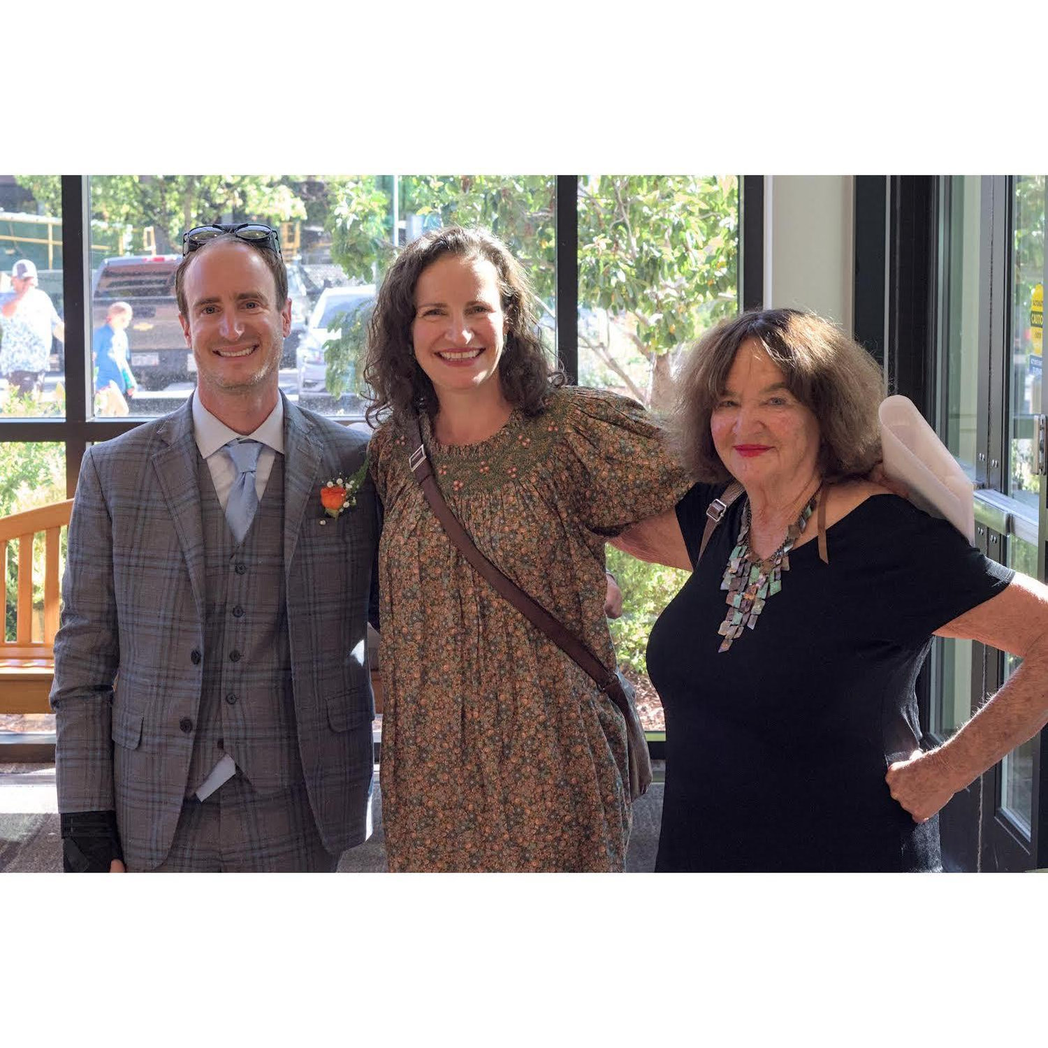 Duncan and his sister Caitlin and mother (Marie-Laure)