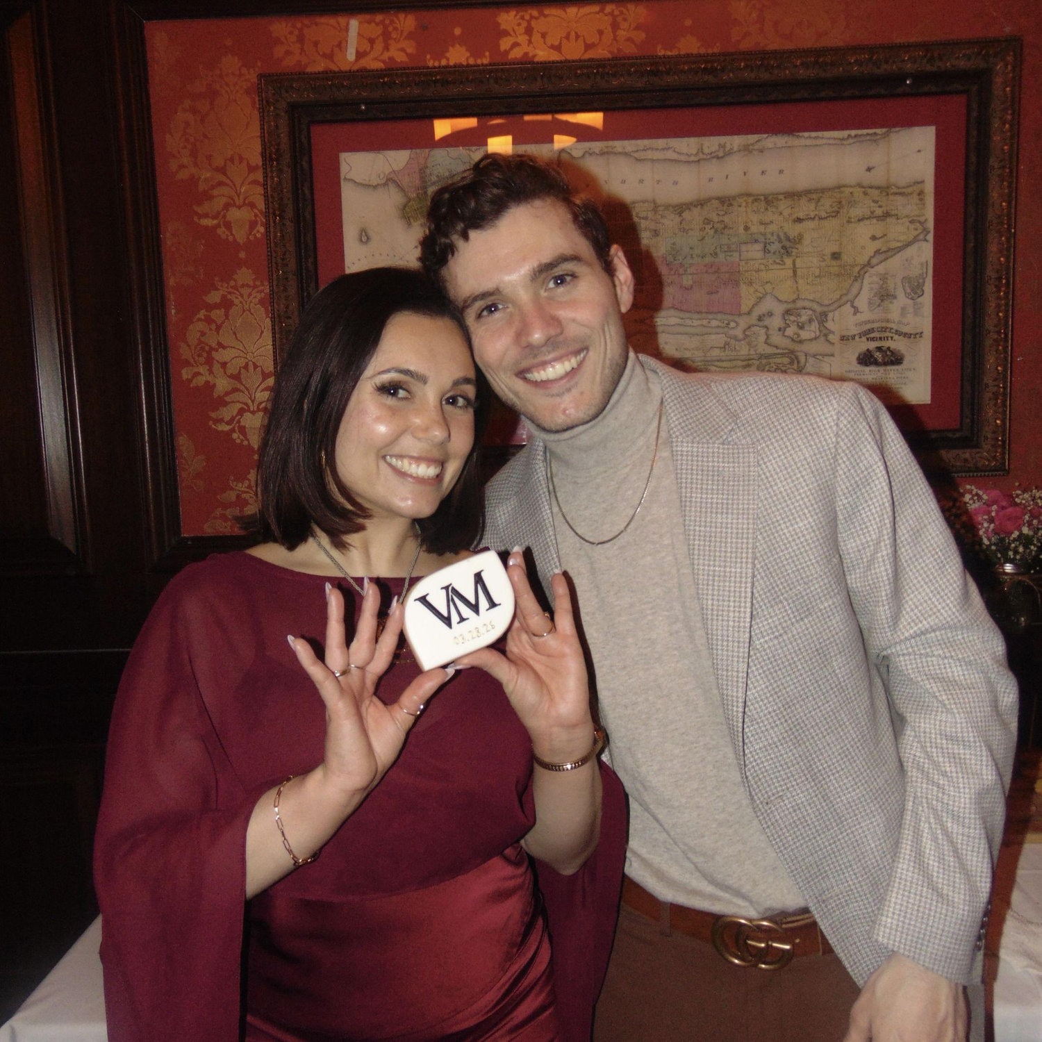 The night we got engaged!