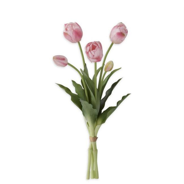 Amber Marie - Real Touch Tulip Bud Bloom Bundle UV Protected - Pink
