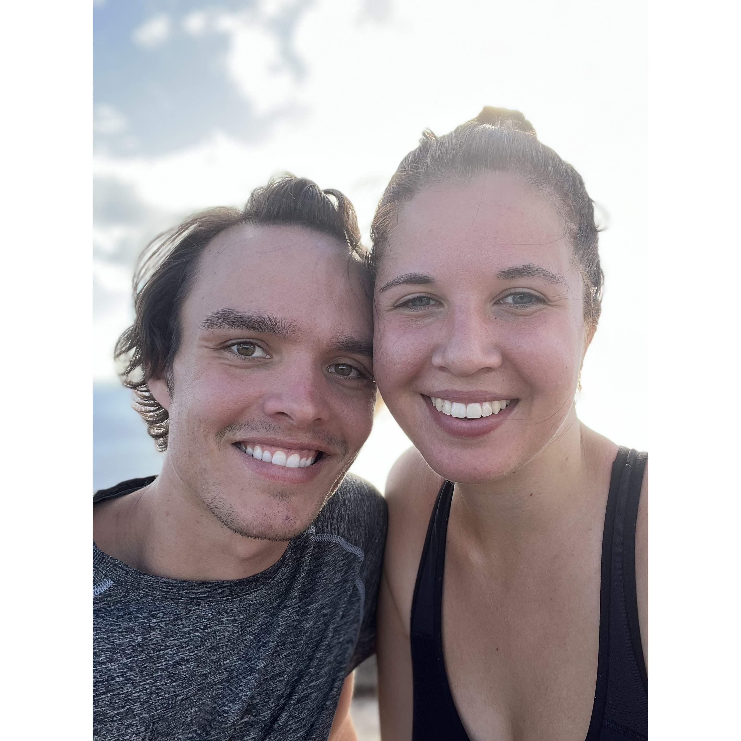 Hike conquering smiles!