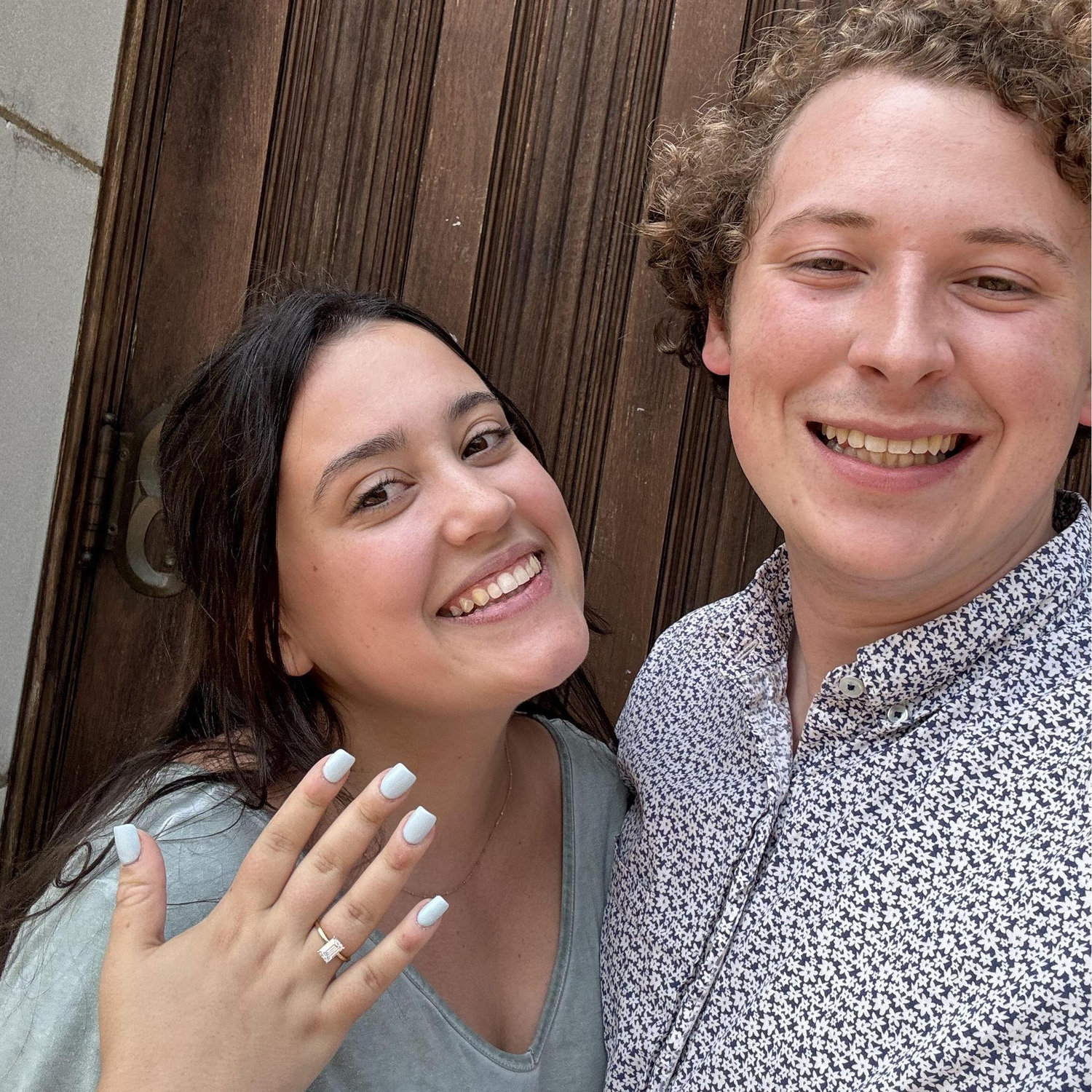 The day we got engaged!