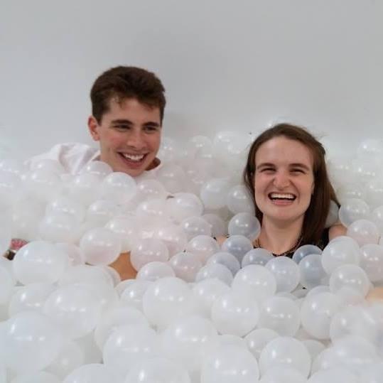 Having fun in the worlds largest ball pit! Washington, DC. Summer 2015.