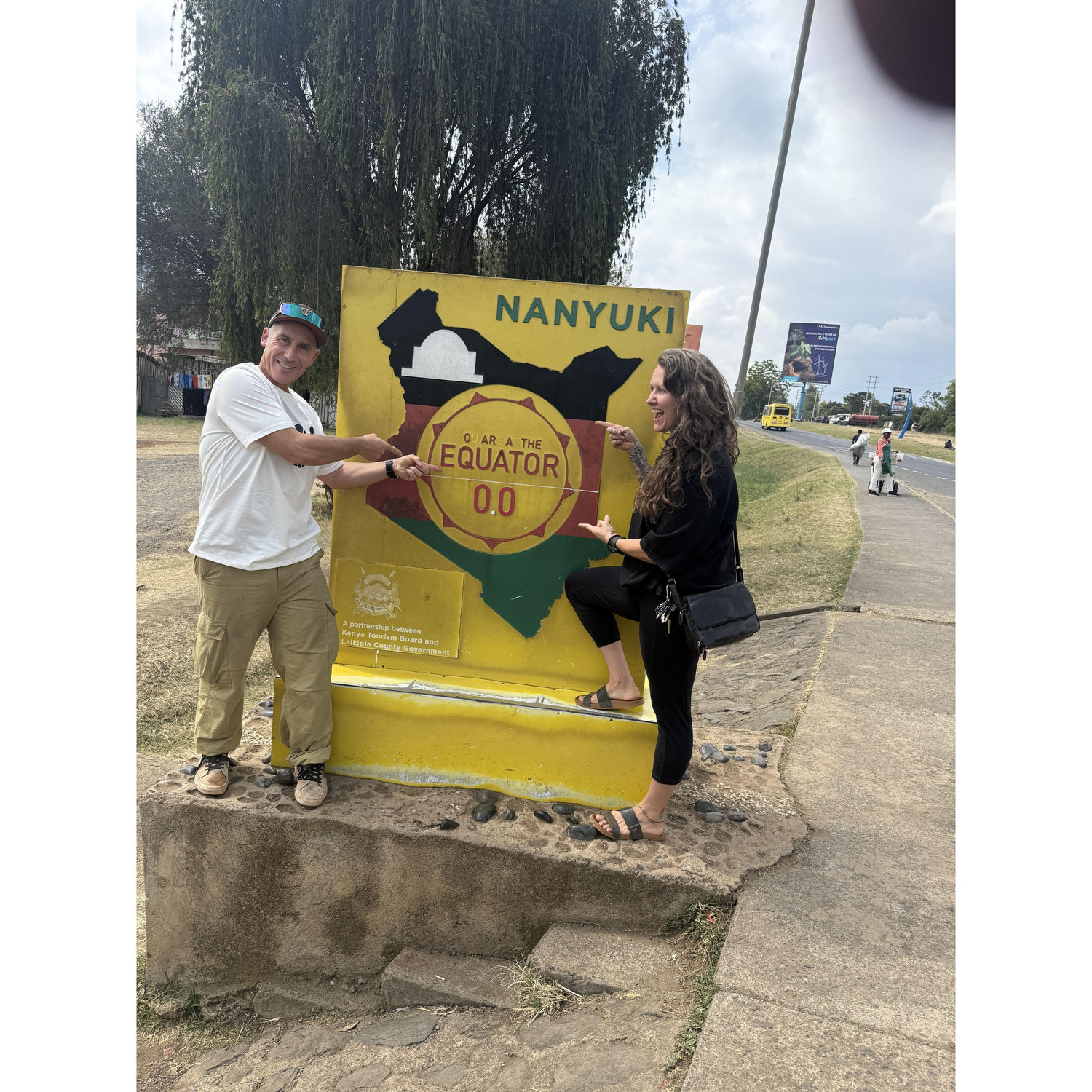 The equator photo was a must.