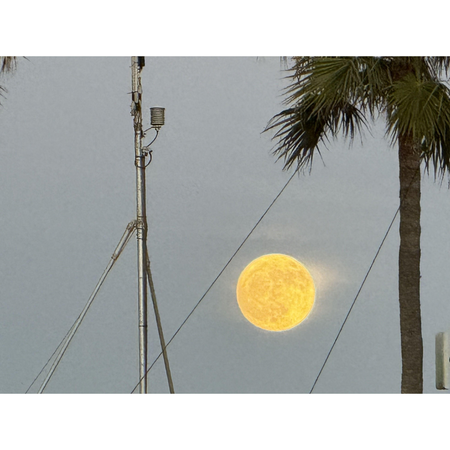 July full Moon at the Harbor