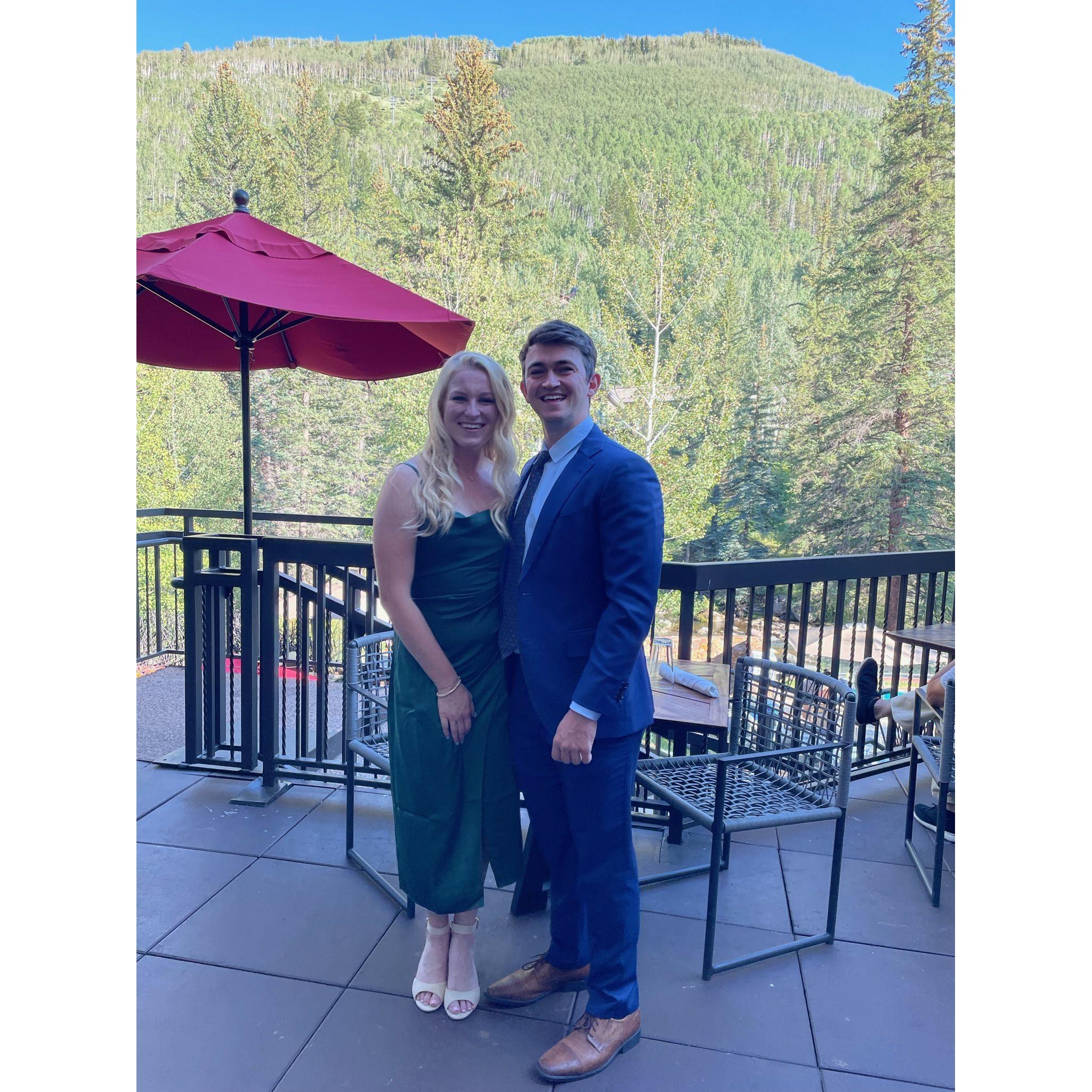 celebrating lauren & matt in Vail, CO 