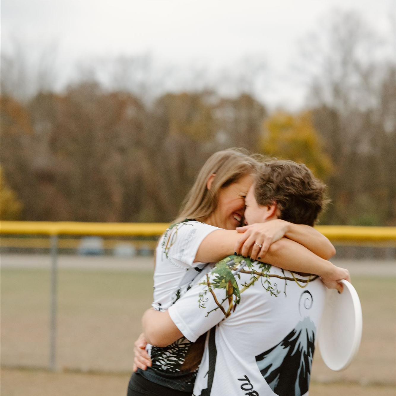Engagement Photos at the place we had our first date, Rotary Park in Livonia, MI