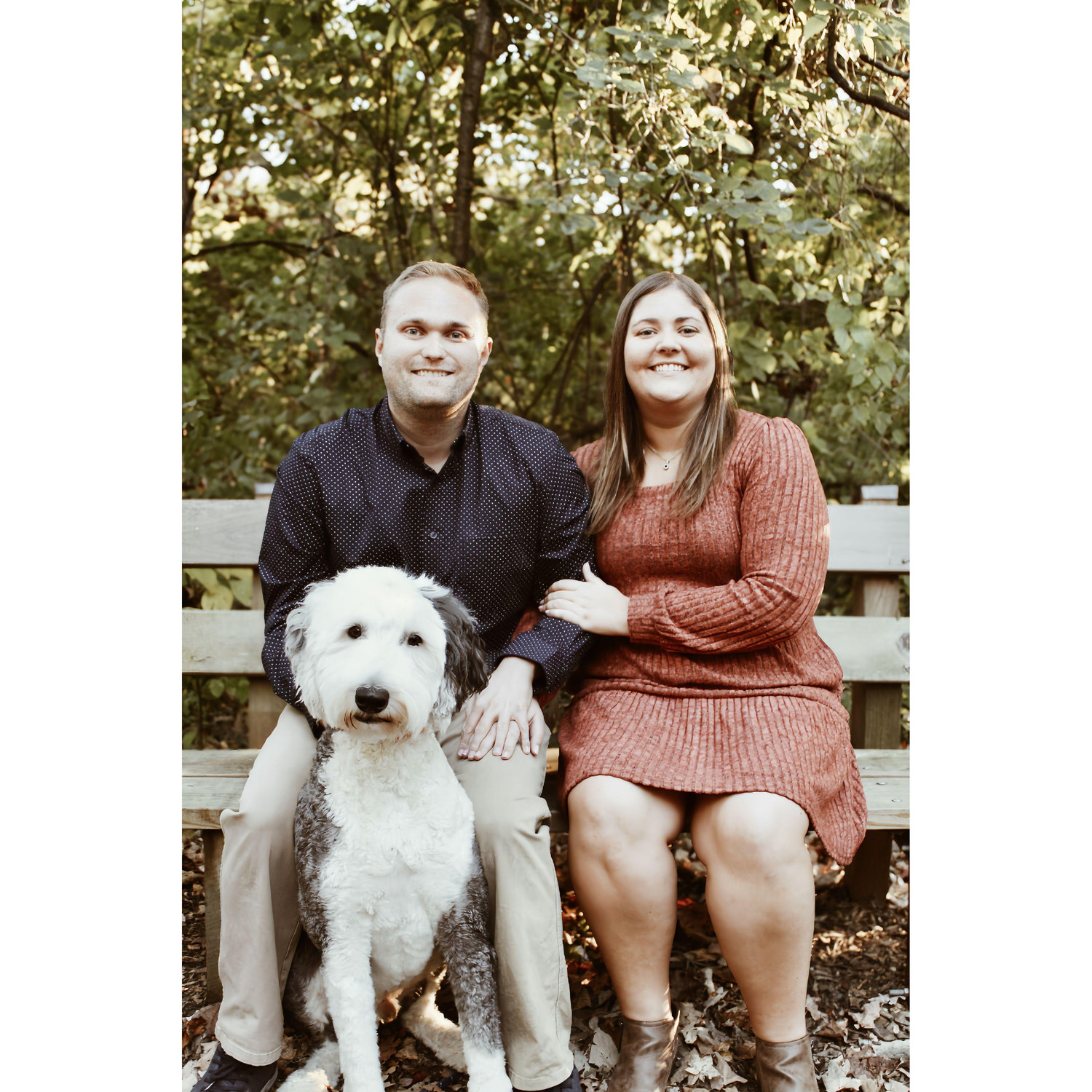 Got fall pictures taken with Louie!