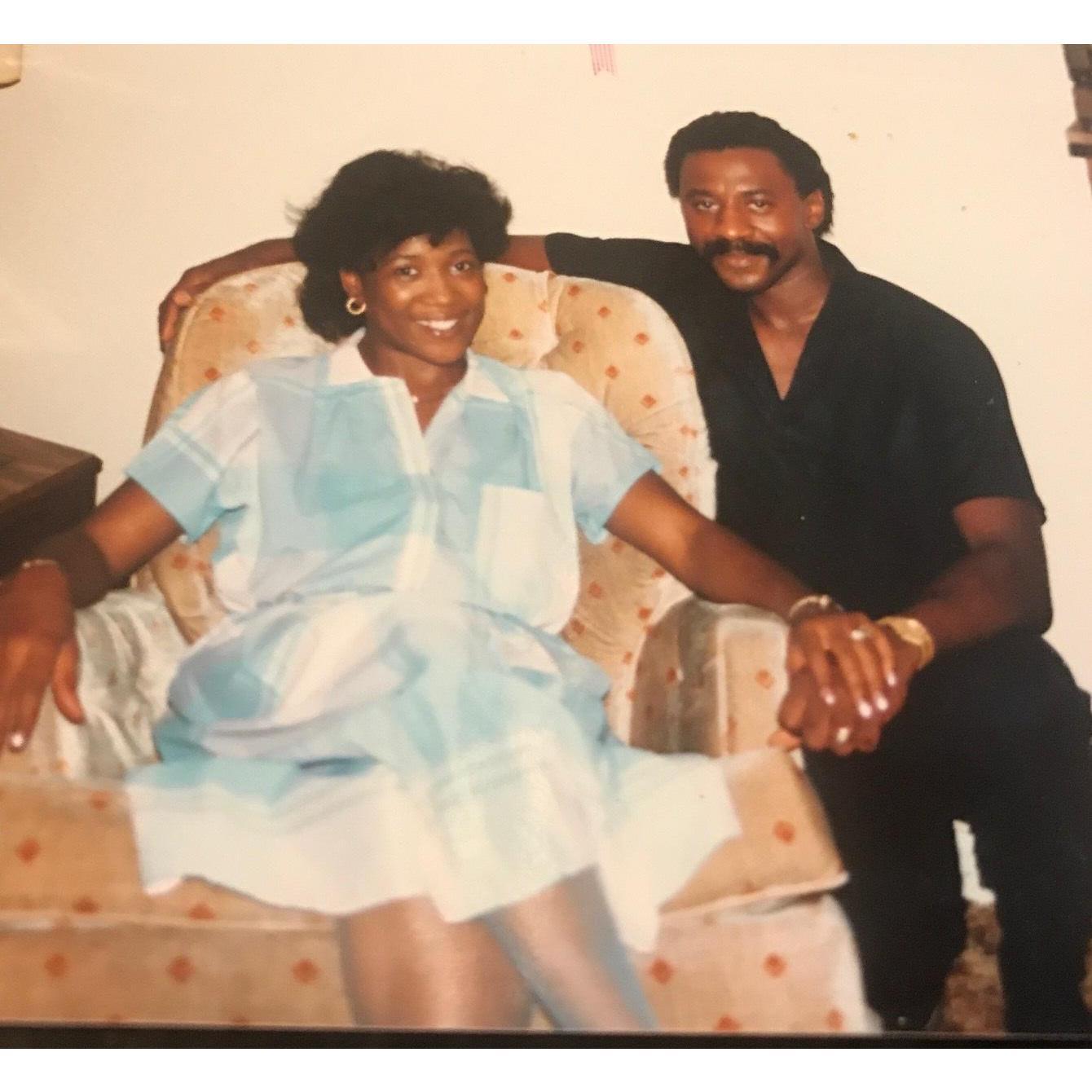 In our first purchased home as Husband and Wife. Our journey continued here as we were celebrating the birth of our youngest daughter Safondra. This photo holds many memories.
In our first home