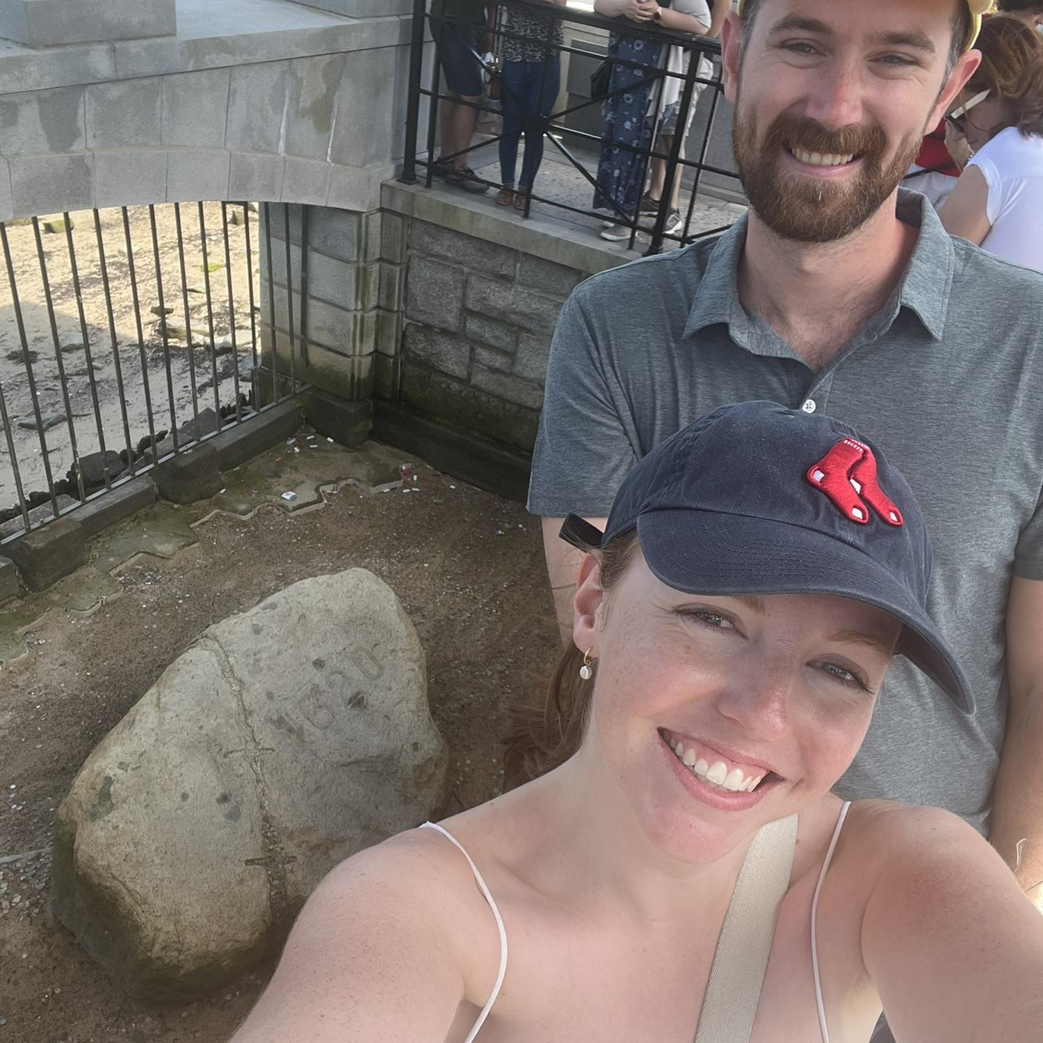 Yep, that’s Plymouth rock!