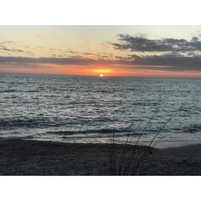 Watch the beautiful sunsets on the beach!