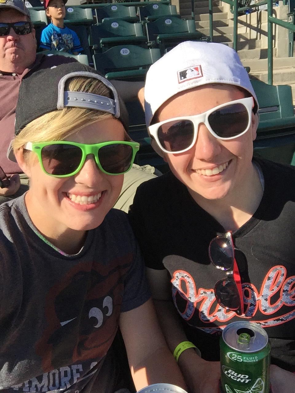 First (minor league) baseball game together