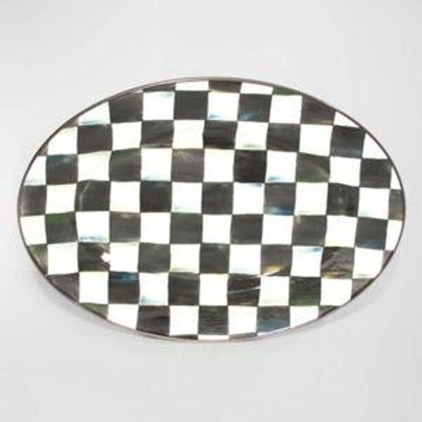 Courtly Check Large Oval Platter