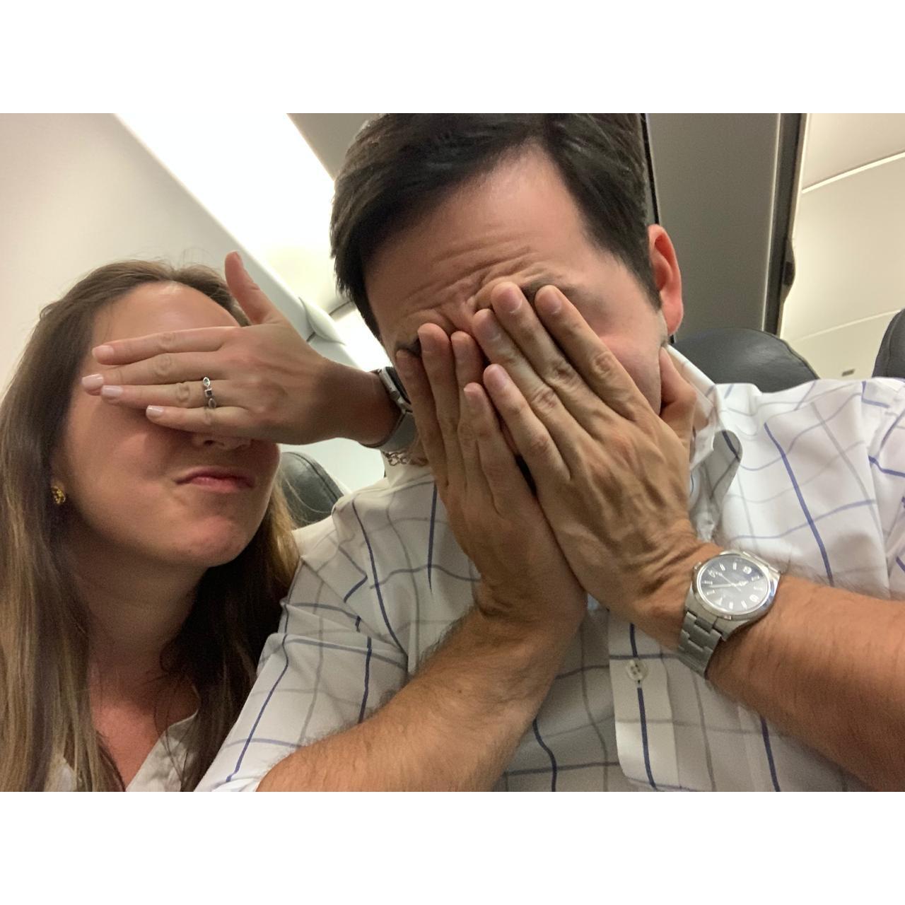 Después de que nos dejo el avión estando sentados enfrente del gate (2 veces!!)