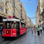 Walk down Istiklal Caddesi