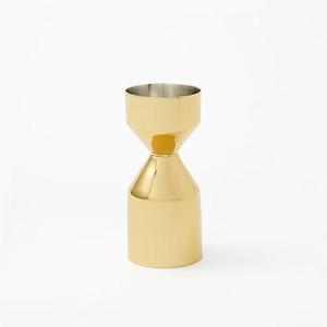 Chelsea Barware, Brass, Angled Jigger
