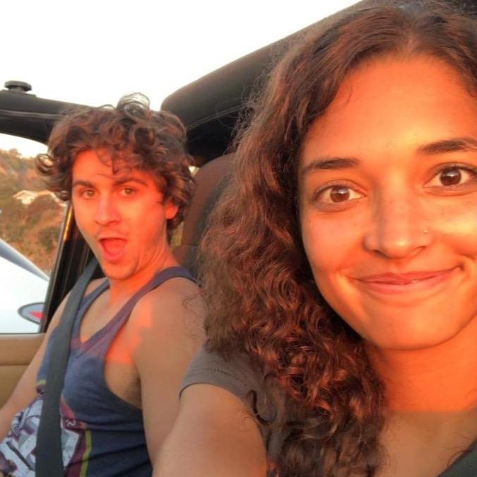 On an anniversary date rolling down the Pacific Highway in Malibu, CA 2017. (Not pictured: the burgers in the back seat we’re about to feast upon.)