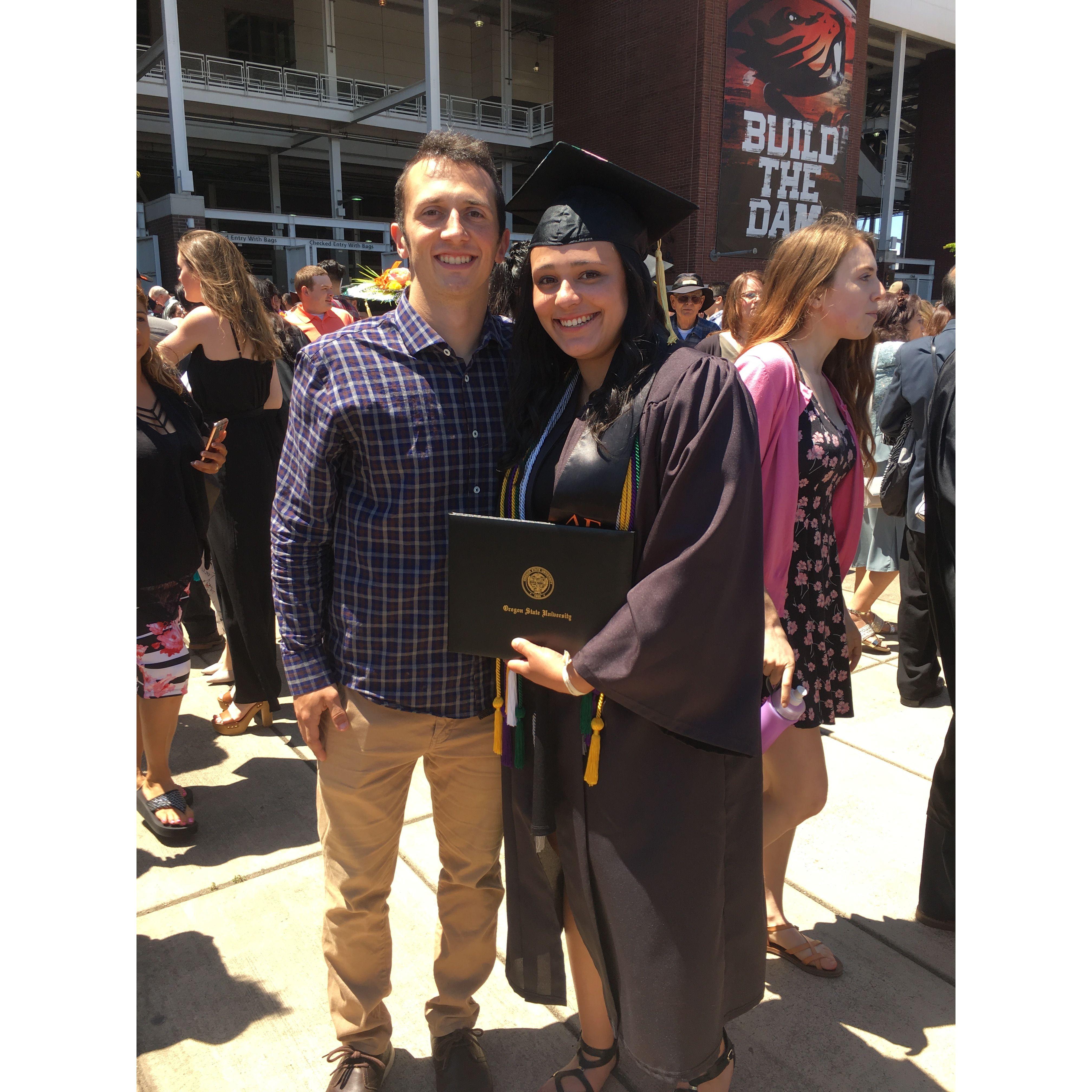 Maddy's graduation from Oregon State!