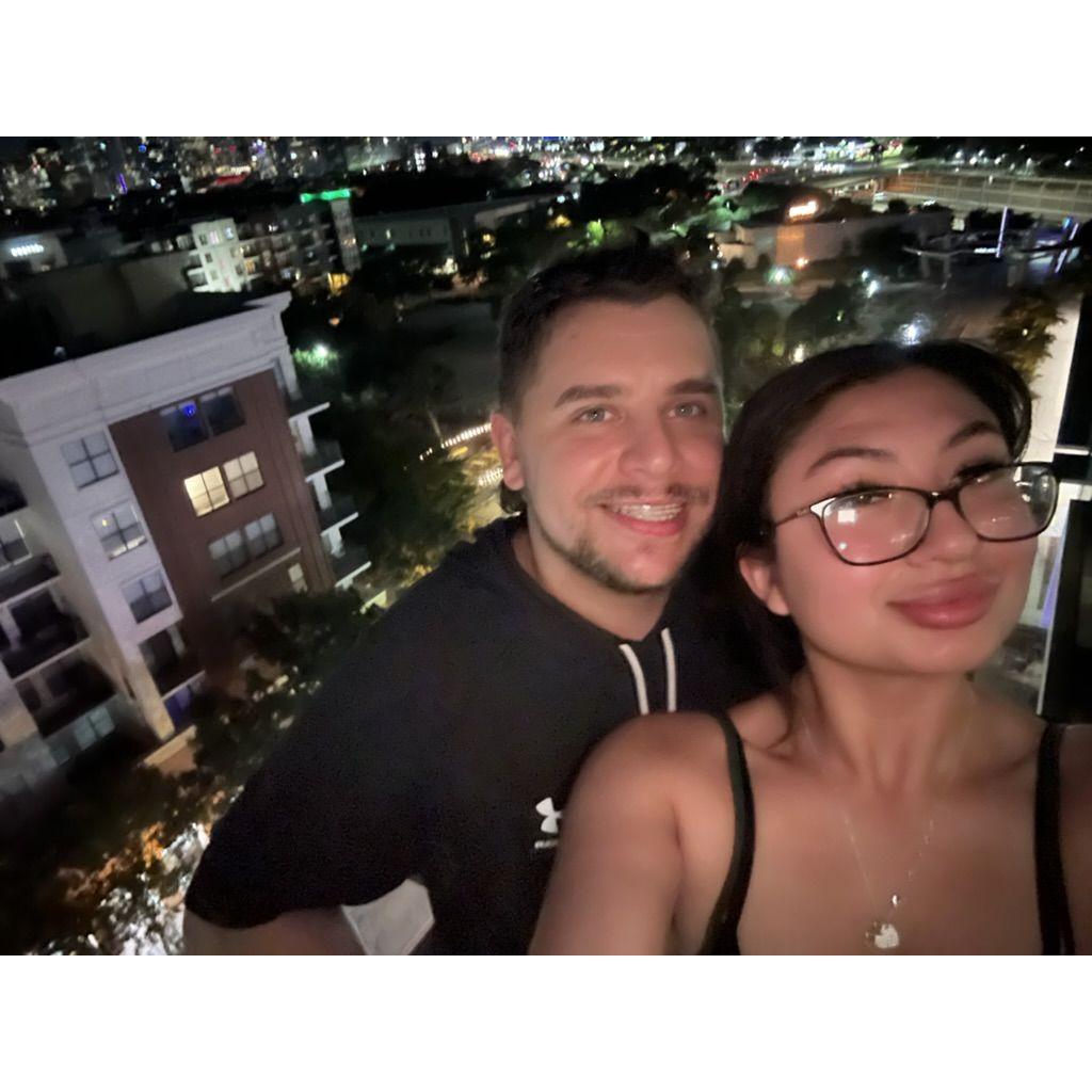 He brought me to Dallas.