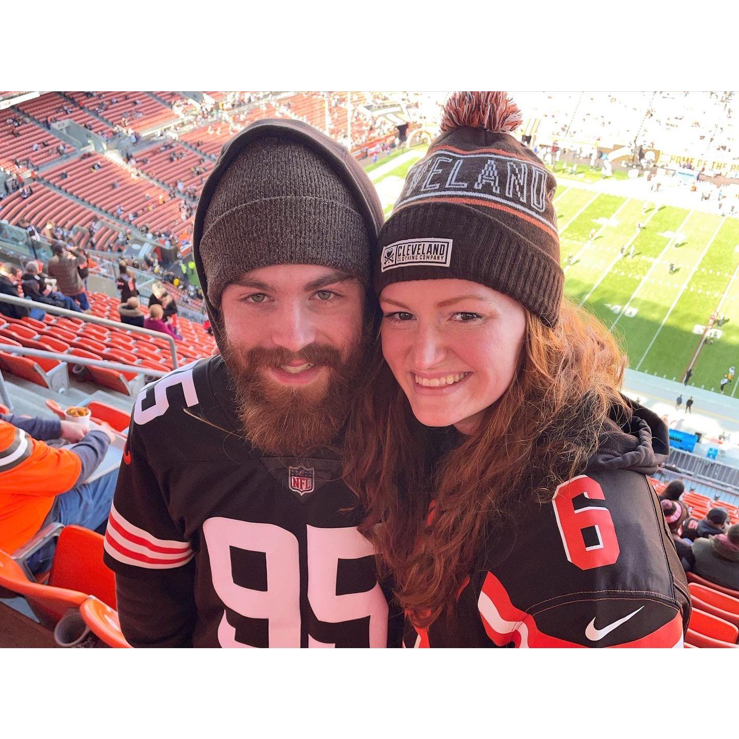 Favorite past time: cheering on a Cleveland sports team!