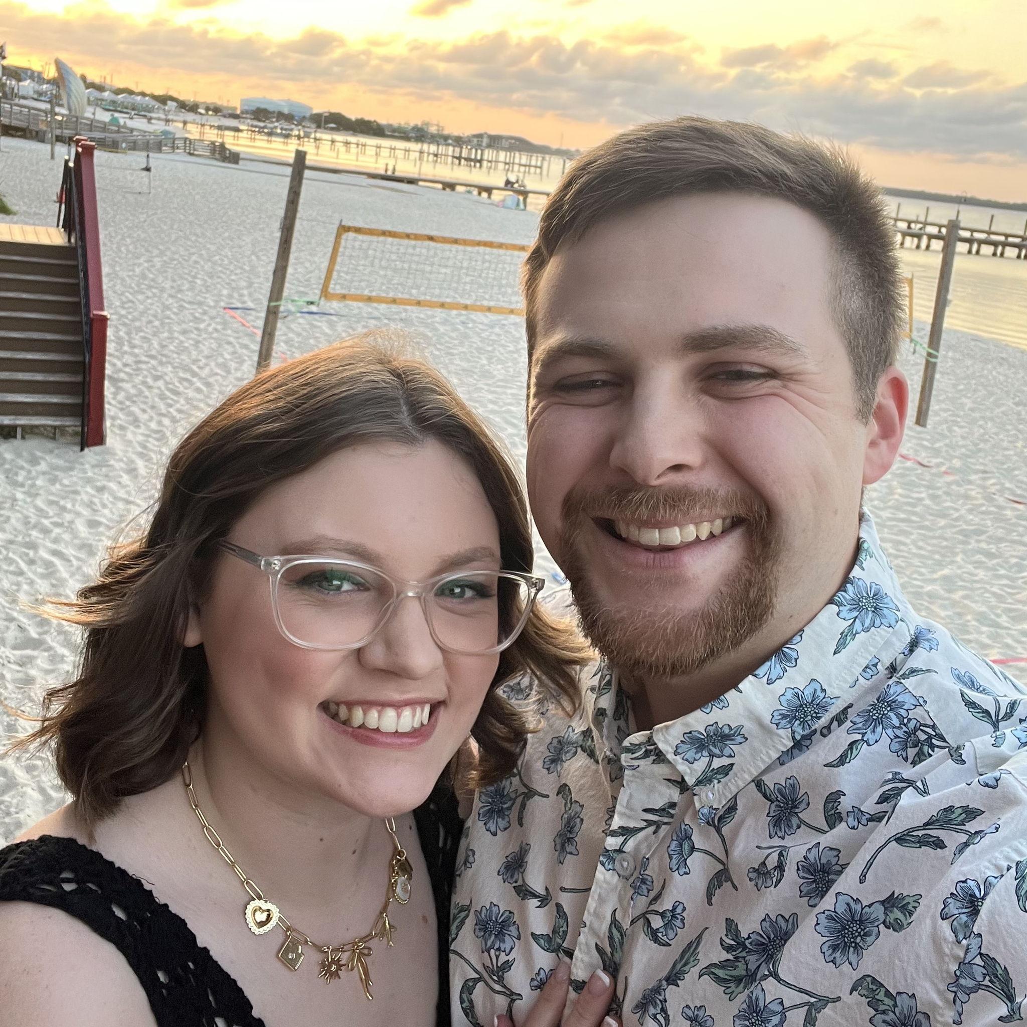 Sunset dinner on the beach
